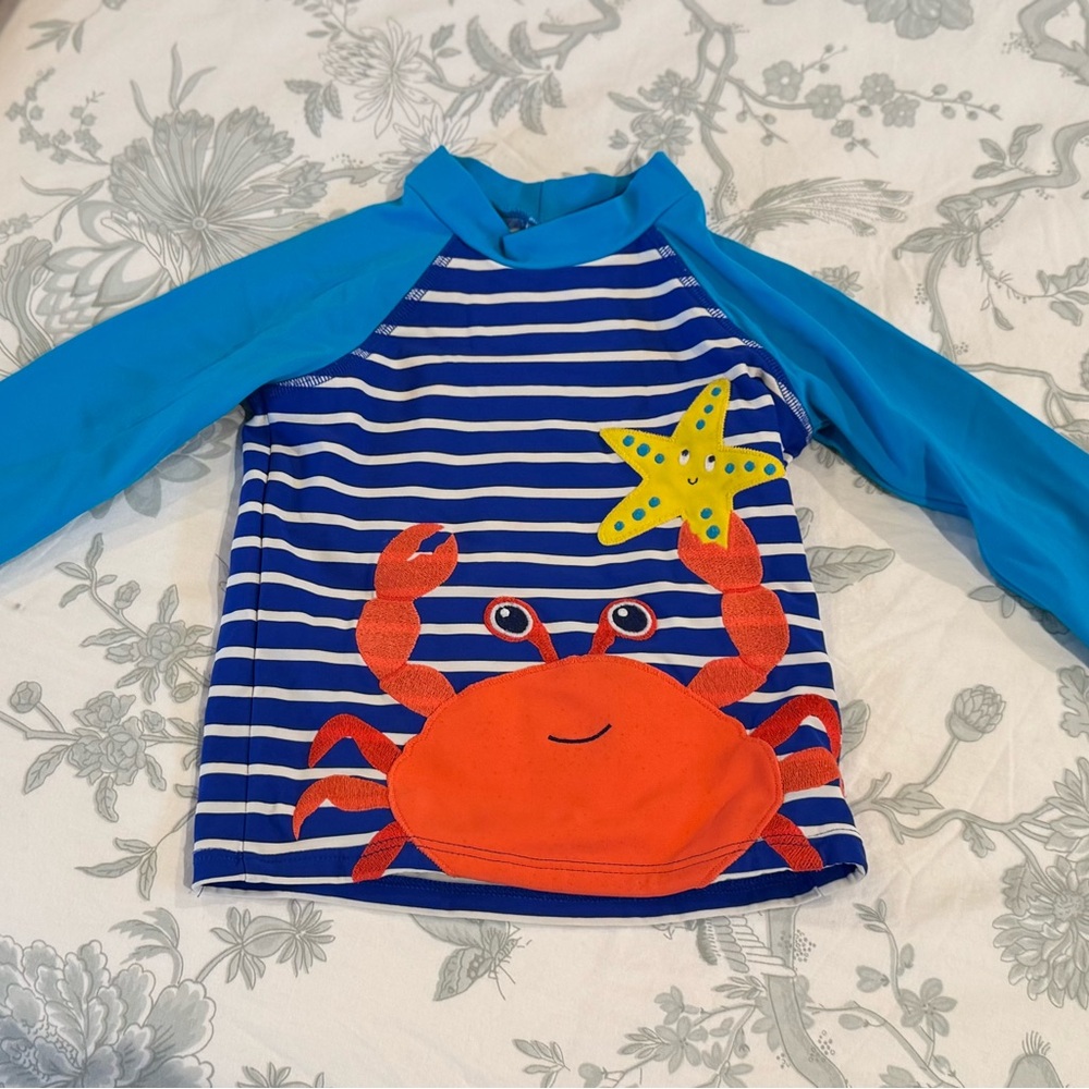 Baby Boden crab rash guard